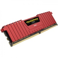CORSAIR CMK8GX4M1A2400C16R VENGEANCE LPX RED 8GB 2400Mhz DDR4 CL16 Pc Ram - 1